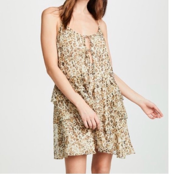 IRO Buzon Silk Leopard Print Dress - Picture 2 of 4